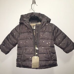 Zara baby girl puffer jacket